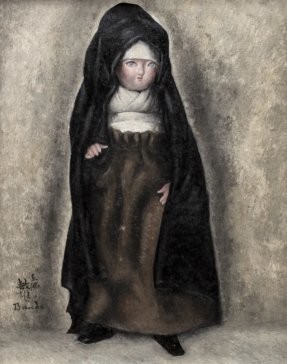 Poupée en religieuse - Toshio BANDO (Tokushima 1895 - Paris 1973)