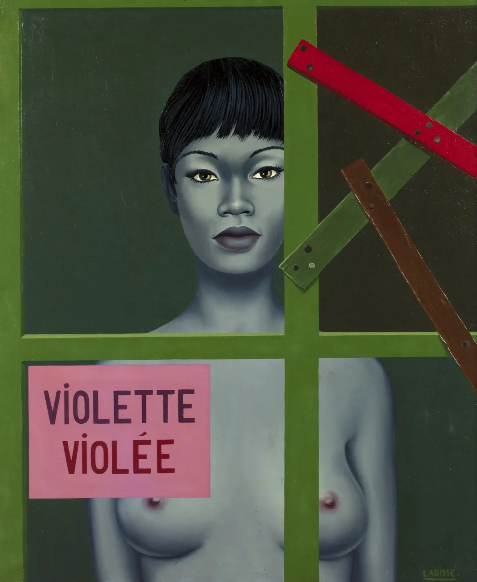 Violette violée - Félix LABISSE (Marchiennes 1905 - Neuilly sur Seine 1982)