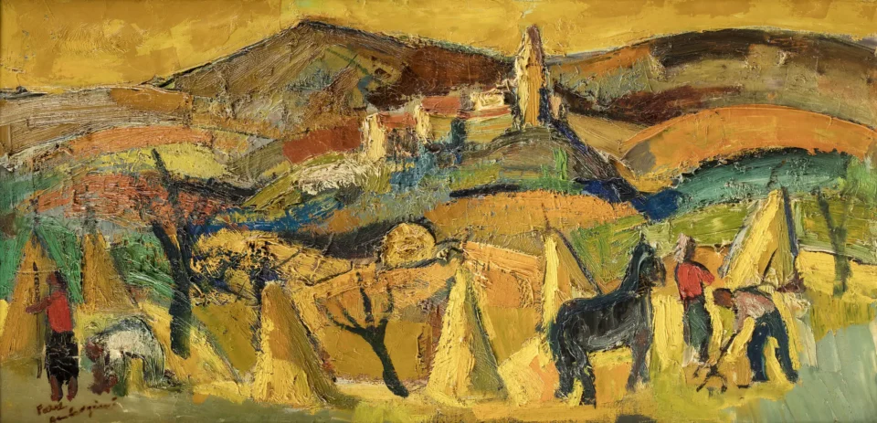 Paysage de Provence - Pierre AMBROGIANI (Ajaccio 1907 - Allauch 1985)