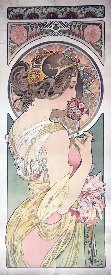 La Primevère 1899 - MUCHA ALPHONSE