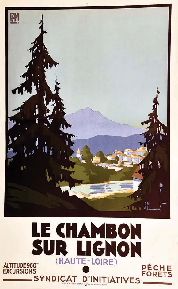 Le Chambon sur Lignon Haute Loire 1930 - COMMARMOND PIERRE