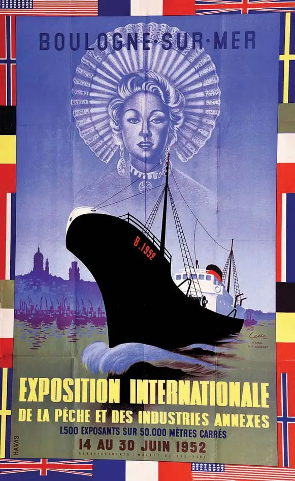 Boulogne sur Mer Exposition Internationale de la Peche et des Industries Annexes 1952 - CELLO