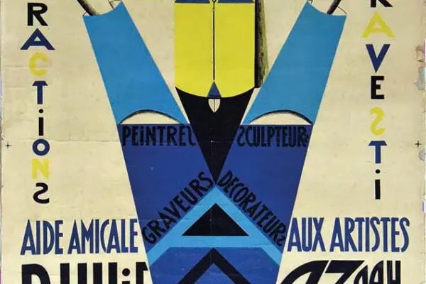 2eme Bal de l'A,A,A,A (Aide amicale aux artistes) Bullier 1924 - VASSILIEFF Marie