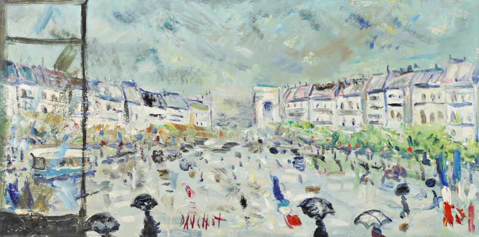 Les Champs Elysées - Gabriel DAUCHOT (1927-2005)