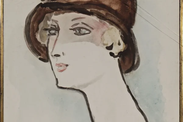 Portrait de femme au chapeau - Kees VAN DONGEN (1877-1968)