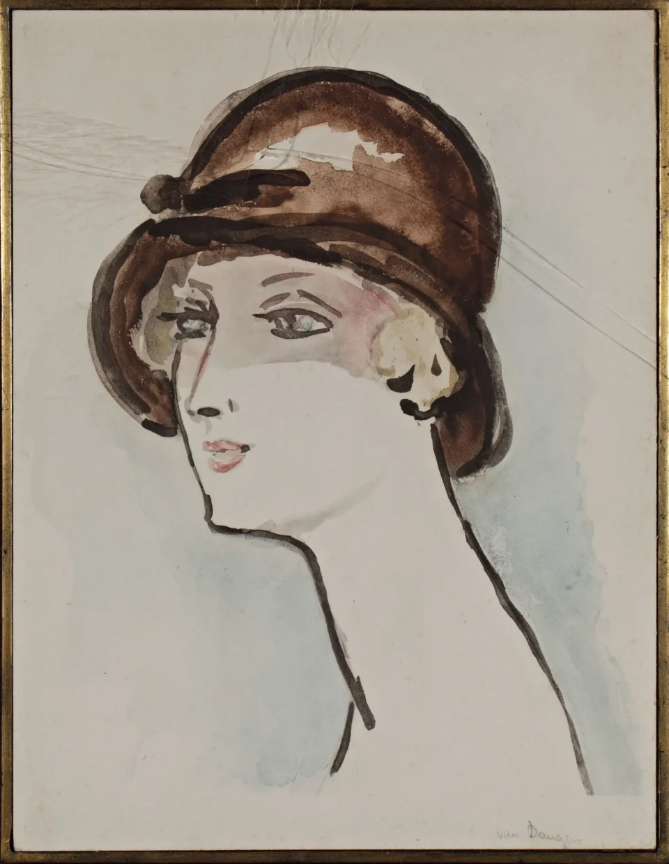 Portrait de femme au chapeau - Kees VAN DONGEN (1877-1968)