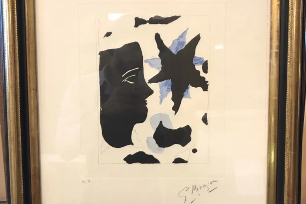 Tête en profil et l'étoile - *BRAQUE   D'après Georges