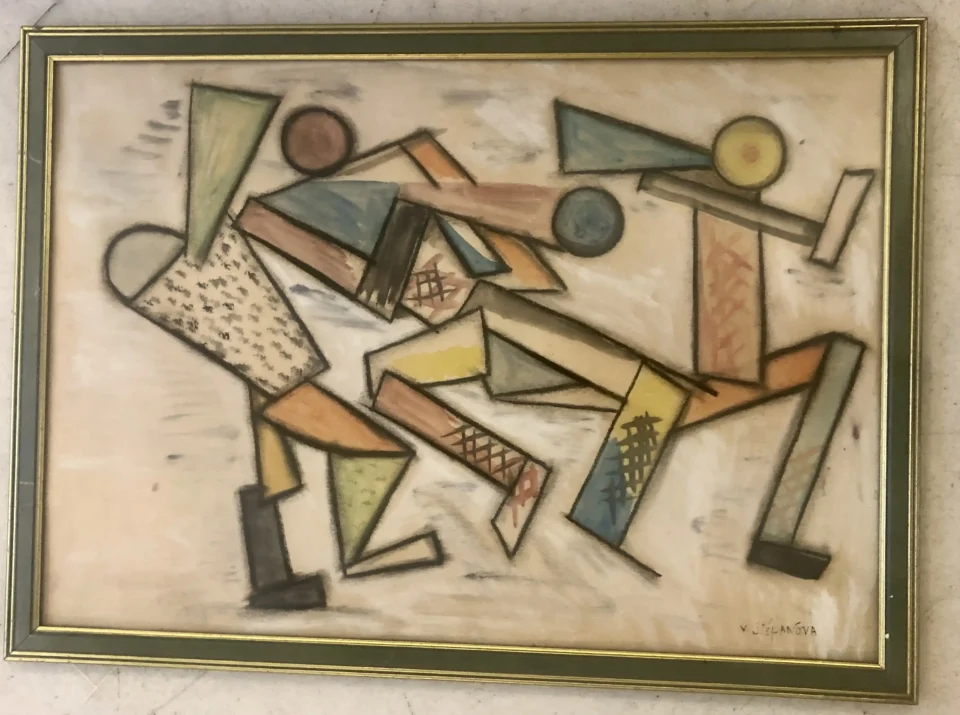 Composition cubisante - STEPANOVA Varvara (1894-1958)