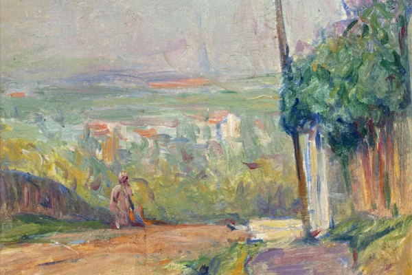 Rue de village, Chatillon près Paris - PEGOT OGIER Jean Bertrand (Salamanque 1915 - Moulins sous Thouvent 1915)