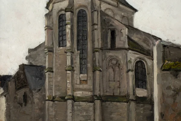 Vue de l'église - LE SIDANER  Attribué à Henri (1862-1939)