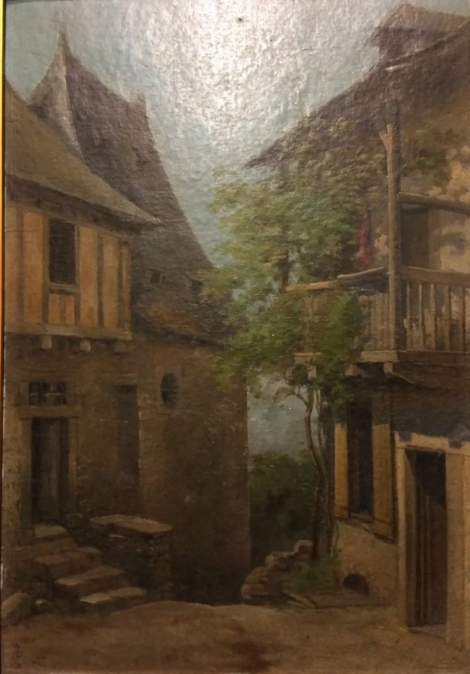 Uzerche, Place de l’escalier Notre Dame - COURTOT Paul Laurent