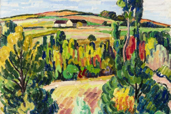 Paysage, Verneuil - NEILLOT  Louis (Vichy 1898 - Paris 1973)