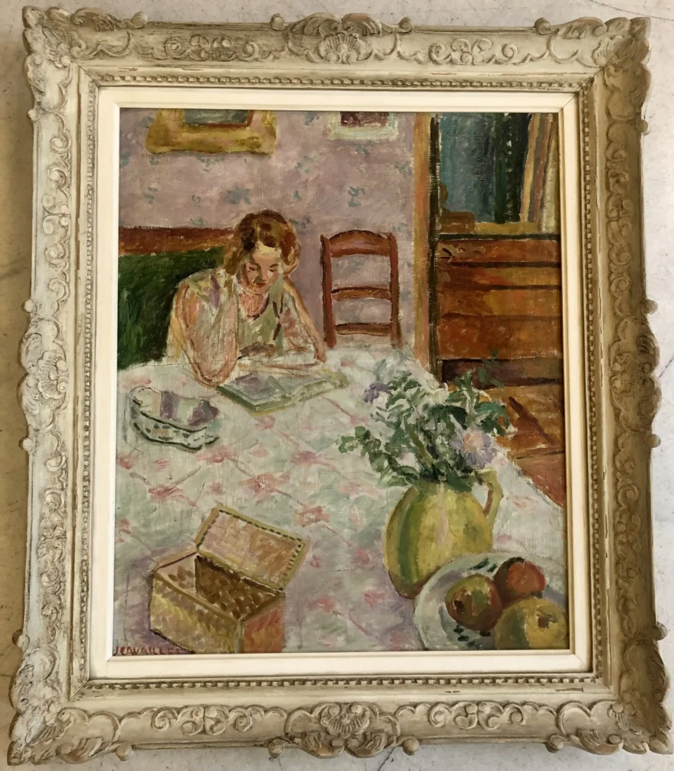 Femme à table - CAVAILLES Jules  (Carnaux 1901 - Epineuil 1977)