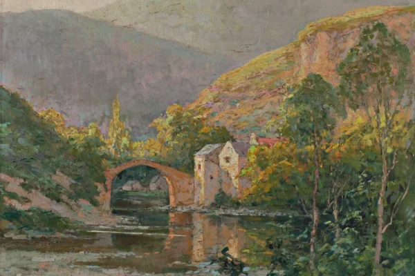 Le moulin de corps en Aveyron - Edouard Léon CORTES (1882-1969)