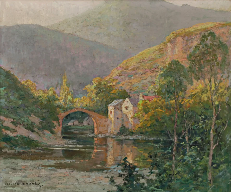 Le moulin de corps en Aveyron - Edouard Léon CORTES (1882-1969)