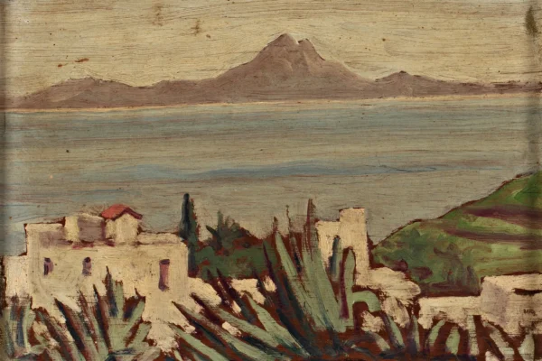 Maisons blanches à Sidi-Bou-Saïd - Yahia TURKI (1902-1969)