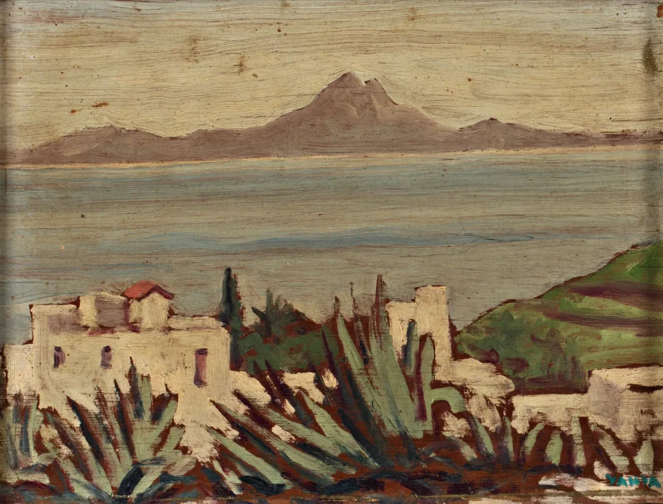 Maisons blanches à Sidi-Bou-Saïd - Yahia TURKI (1902-1969)