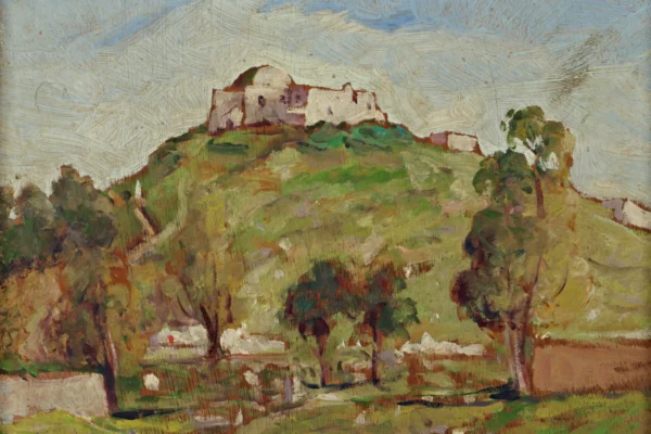 Vue de Sidi Belhassen Chedly - Yahia TURKI (1902-1969)