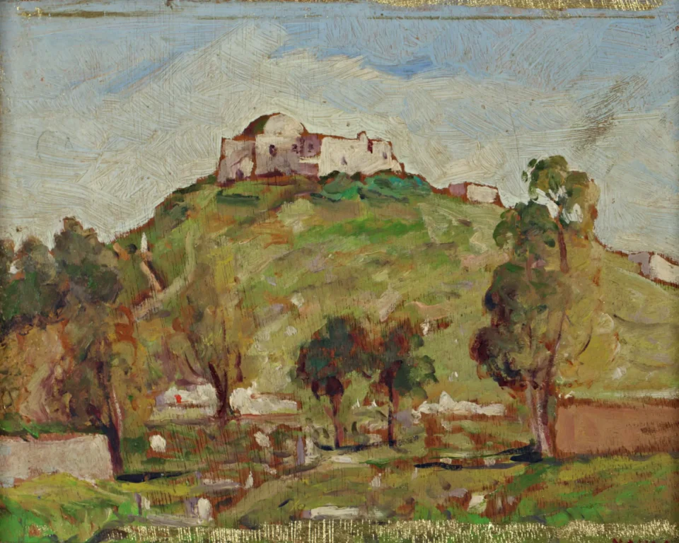 Vue de Sidi Belhassen Chedly - Yahia TURKI (1902-1969)