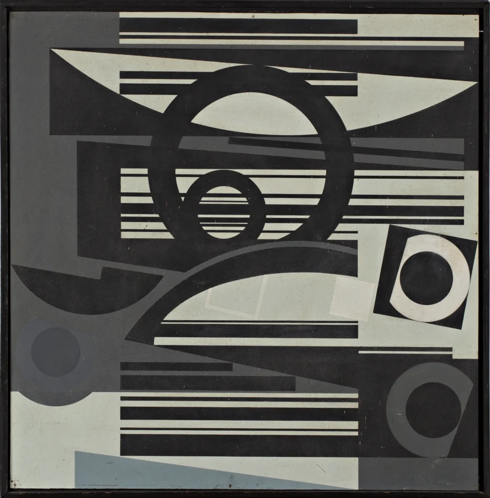 Composition abstraite, 1960 - Gunter FRUHTRUNK (1923-1982)