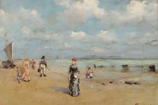 Bord de mer - Auguste Ernest SEMBACH (1854-1898)