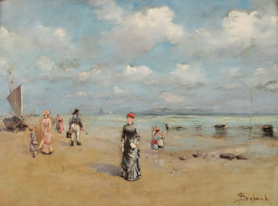 Bord de mer - Auguste Ernest SEMBACH (1854-1898)