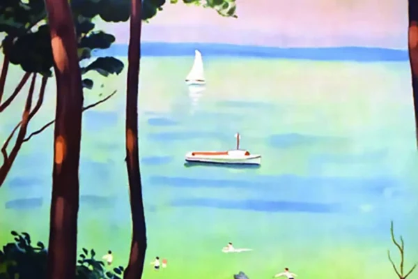 Arcachon Le Bassin vefrs 1950 - MARQUET ALBERT  (d'après)