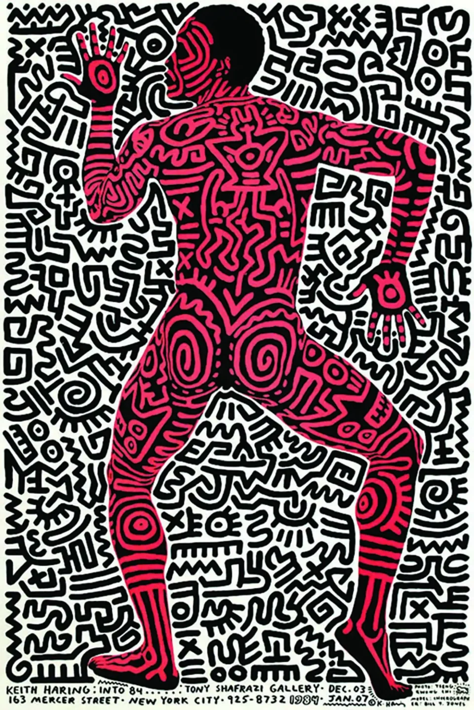 Keith Haring Tony Shafrazi Gallery. New York City. 1984 - HARING KEITH