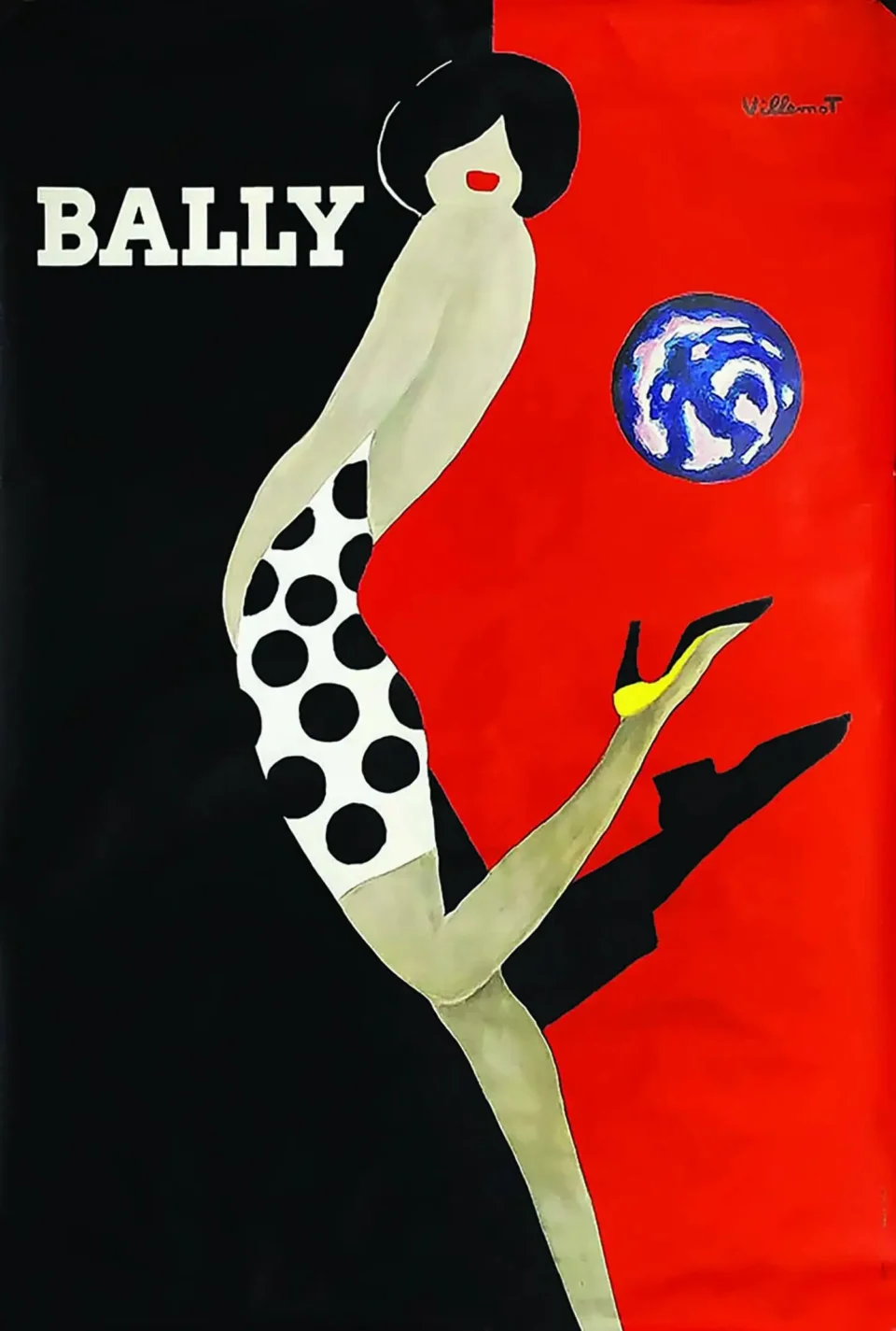 Bally La Femme Au Ballon vers 1980 - VILLEMOT BERNARD