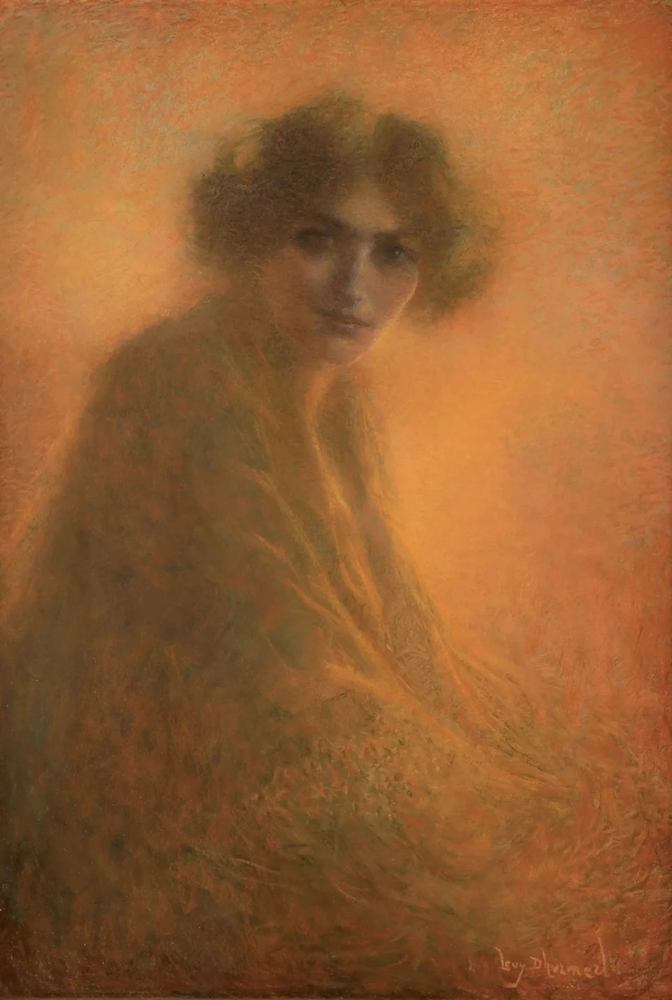 Portrait de femme - Lucien LEVY DHURMER (Alger 1865-1953)