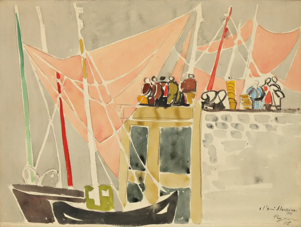 Voiliers d’Ostende - Edouard PIGNON (1905-1993)