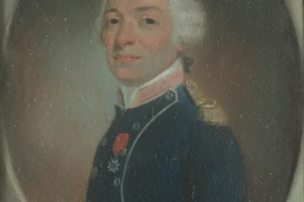 Portrait présumé de Joseph Antoine de Gallier - Jean-Pierre GRASSON (actif fin du XVIII° siècle)