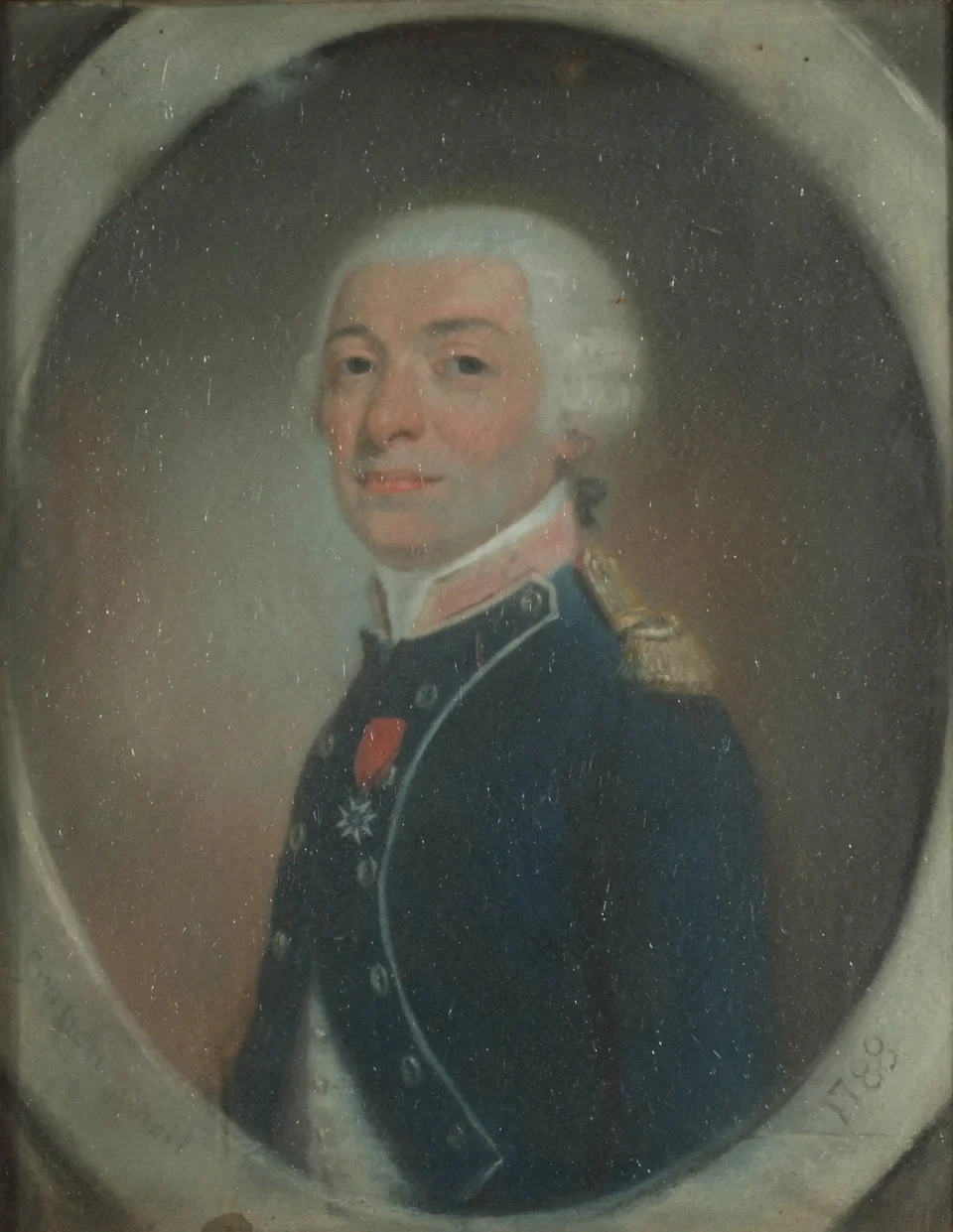 Portrait présumé de Joseph Antoine de Gallier - Jean-Pierre GRASSON (actif fin du XVIII° siècle)