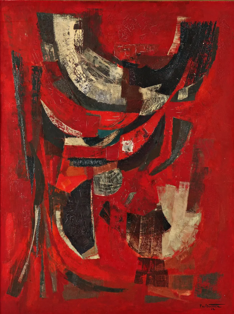 Sans titre, 1962 - Pierre DE BERROETA (1914-2004)