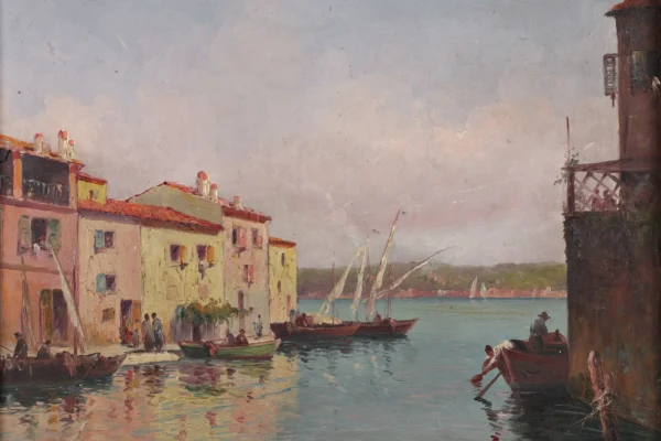 La port de Martigues - Vincent MANAGO (1880-1936)