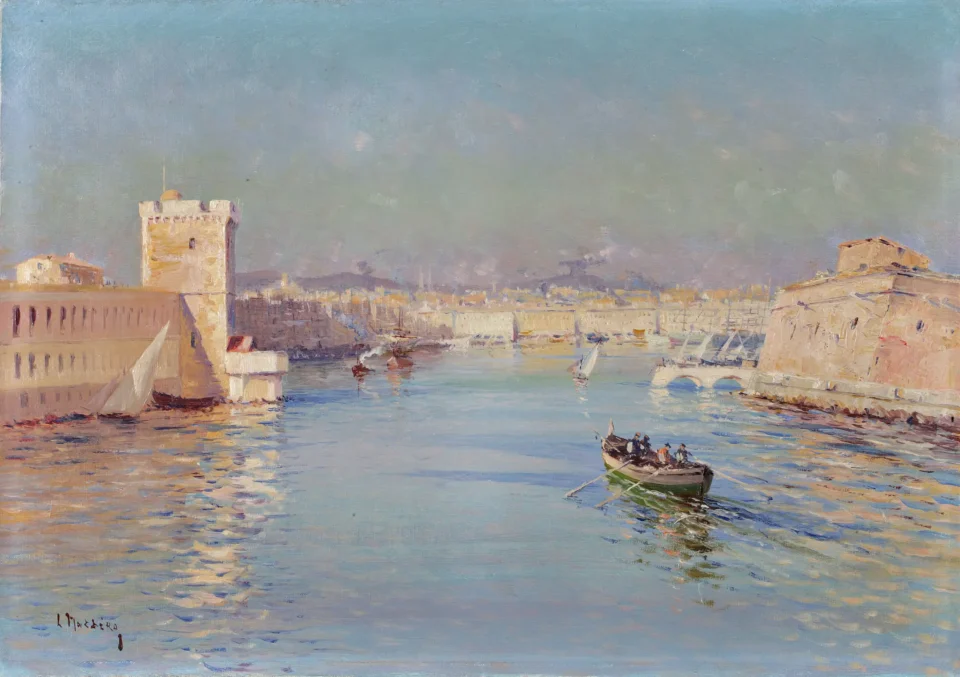 Entrée du port de Marseille - Louis NATTERO (1870-1915)