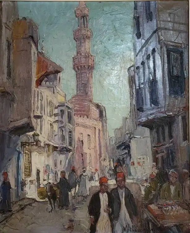 Scène de rue au Caire - TERLIKOWSKI