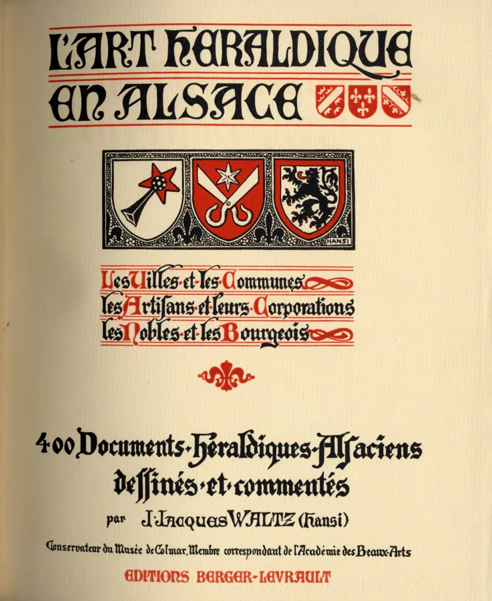 Jean-Jacques WALTZ dit HANSI (Colmar 1873-1951) - Jean-Jacques WALTZ dit HANSI (Colmar 1873-1951)