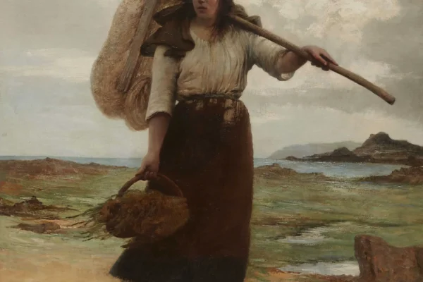 Le retour de la pêche - Alfred DELOBBE (1835-1920)