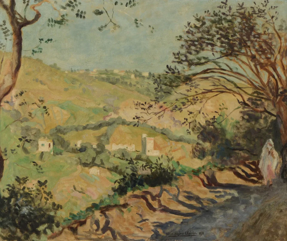 Paysage d’ Algérie en 1931 - Pierre-Eugene CLAIRIN (1897-1980)