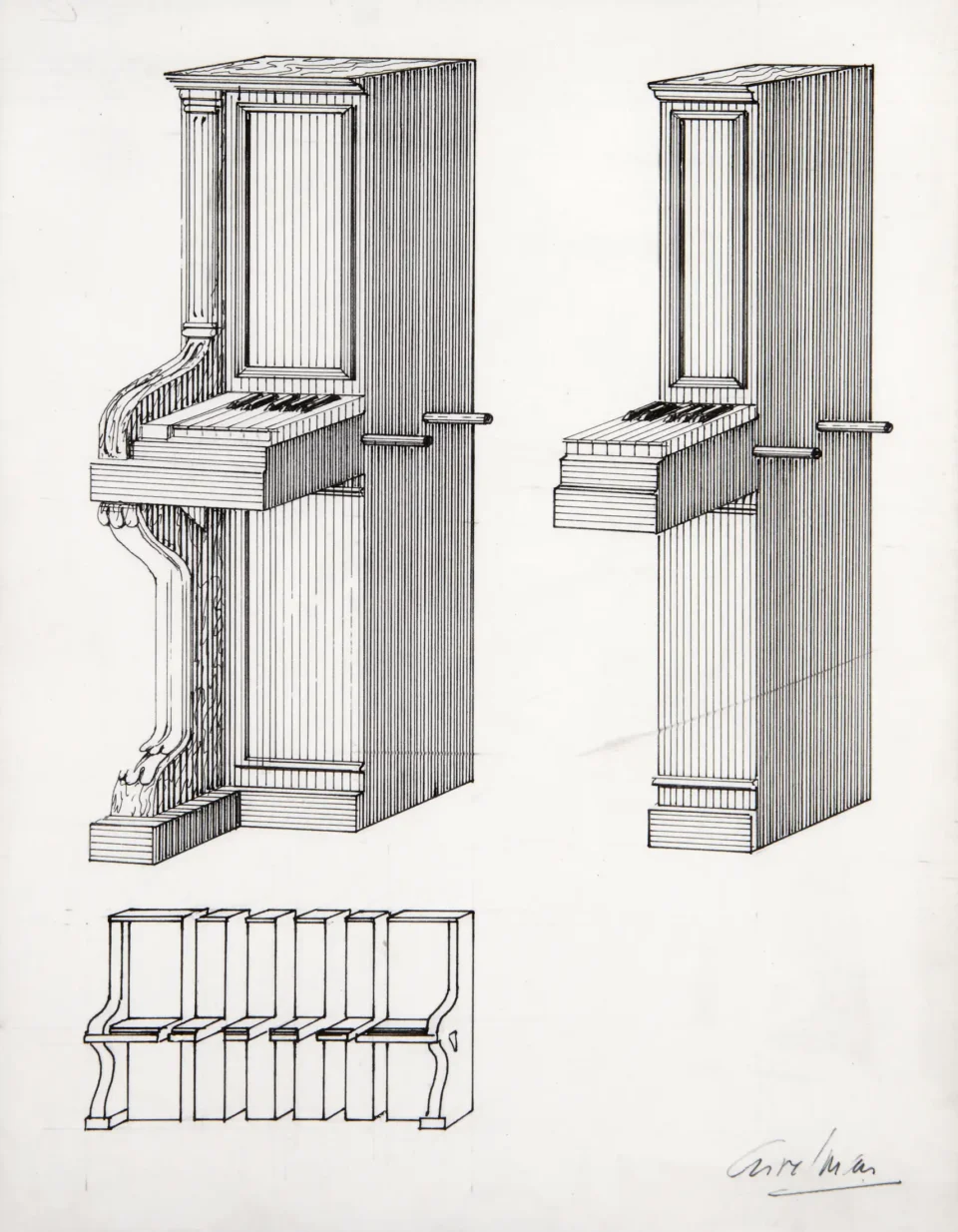 Piano par éléments - Jacques CARELMAN(1929-2012)