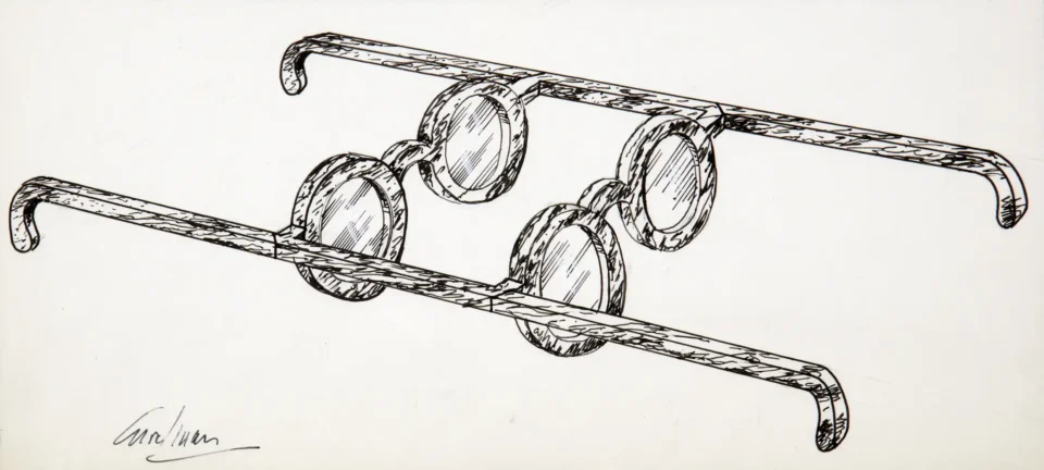 Lunettes d’amoureux myopes - Jacques CARELMAN(1929-2012)