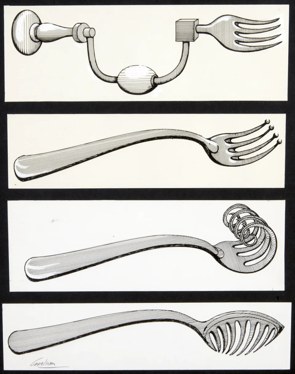 Quatre Couverts - Jacques CARELMAN(1929-2012)