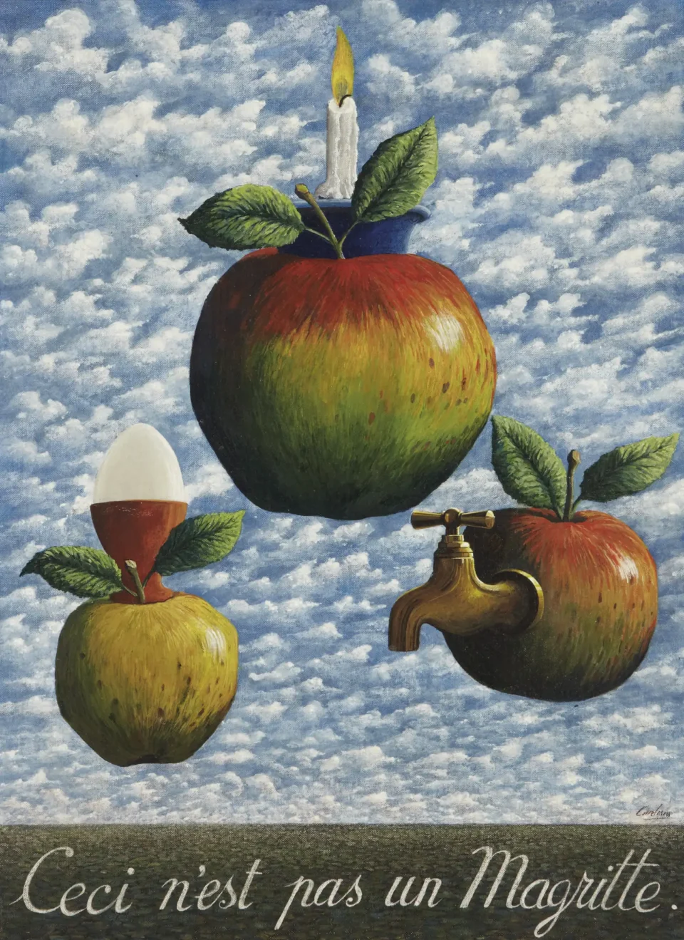 Ceci n’est pas un Magritte, 1976 - Jacques CARELMAN(1929-2012)