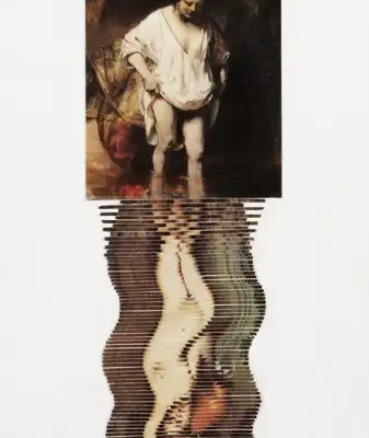 La baigneuse de Rembrandt se mirant à la source d'Ingres, 1997 - Jack VANARSKY (1936)