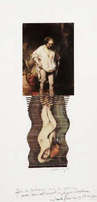 La baigneuse de Rembrandt se mirant à la source d’Ingres, 1997 - Jack VANARSKY (1936)