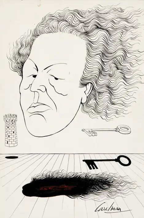 Ensemble de caricatures - Jacques CARELMAN(1929-2012)