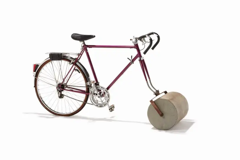 Bicyclette rouleau compresseur - Jacques CARELMAN(1929-2012)