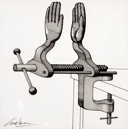 Étau pour ecclésiastique bricoleur - Jacques CARELMAN(1929-2012)