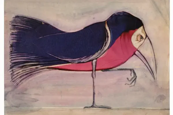 Oiseaux fantastiques, circa 1971 - Jacques CARELMAN(1929-2012)